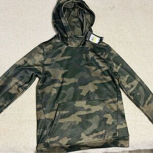 Under Armour Green Camouflage Kids Hoodie